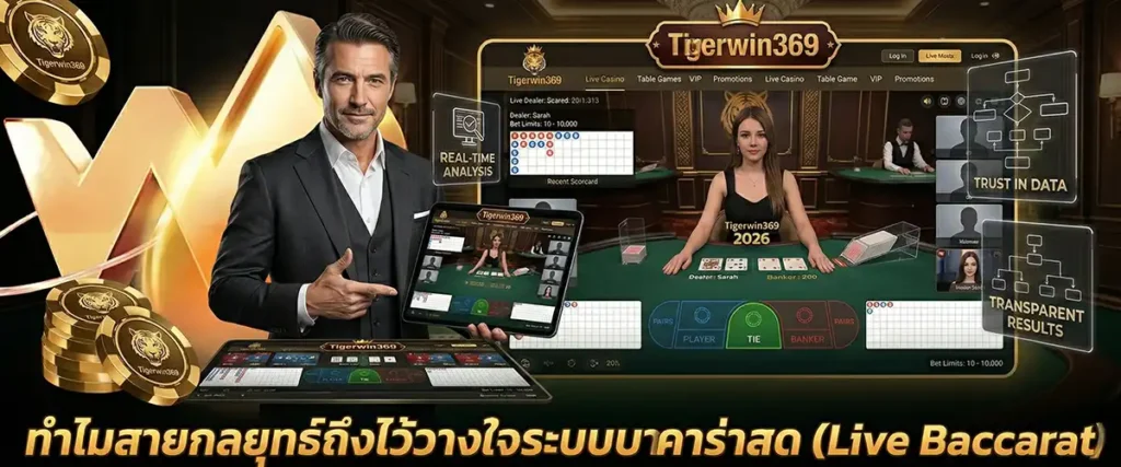 ทำไมสายกลยุทธ์ถึงไว้วางใจระบบบาคาร่าสด (Live Baccarat)